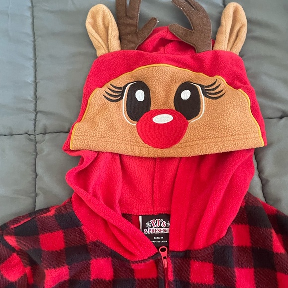 Womens Christmas pajamas PJs onesie - Picture 5 of 7